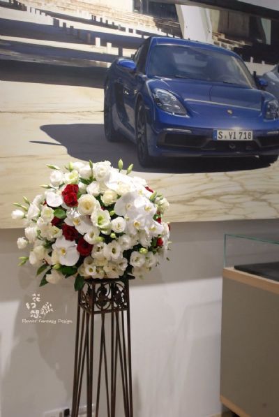 汽車展間花藝佈置I